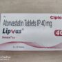 TAB LIPVAS 40MG